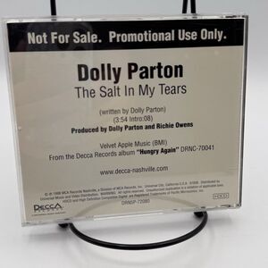 Dolly Parton The Salt In My Tears Promo CD Decca DRN5P-72080 1998 Rare